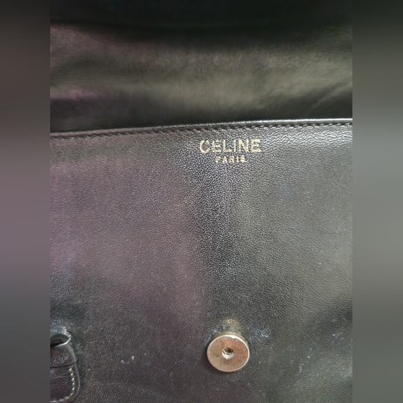 Celine Horse Carriage black leather shoulder bag - Picture 13 of 14